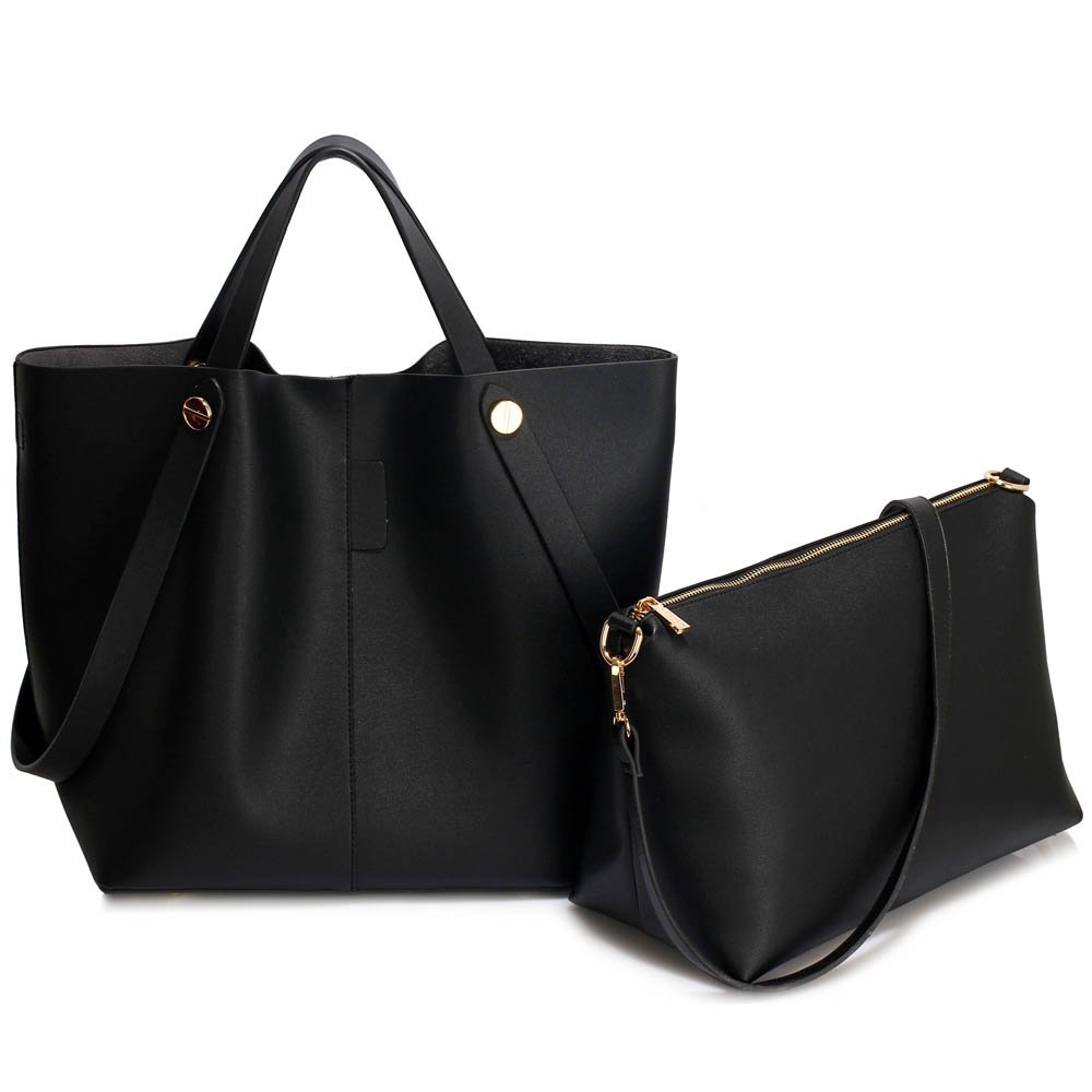 little bay shoulder bag black