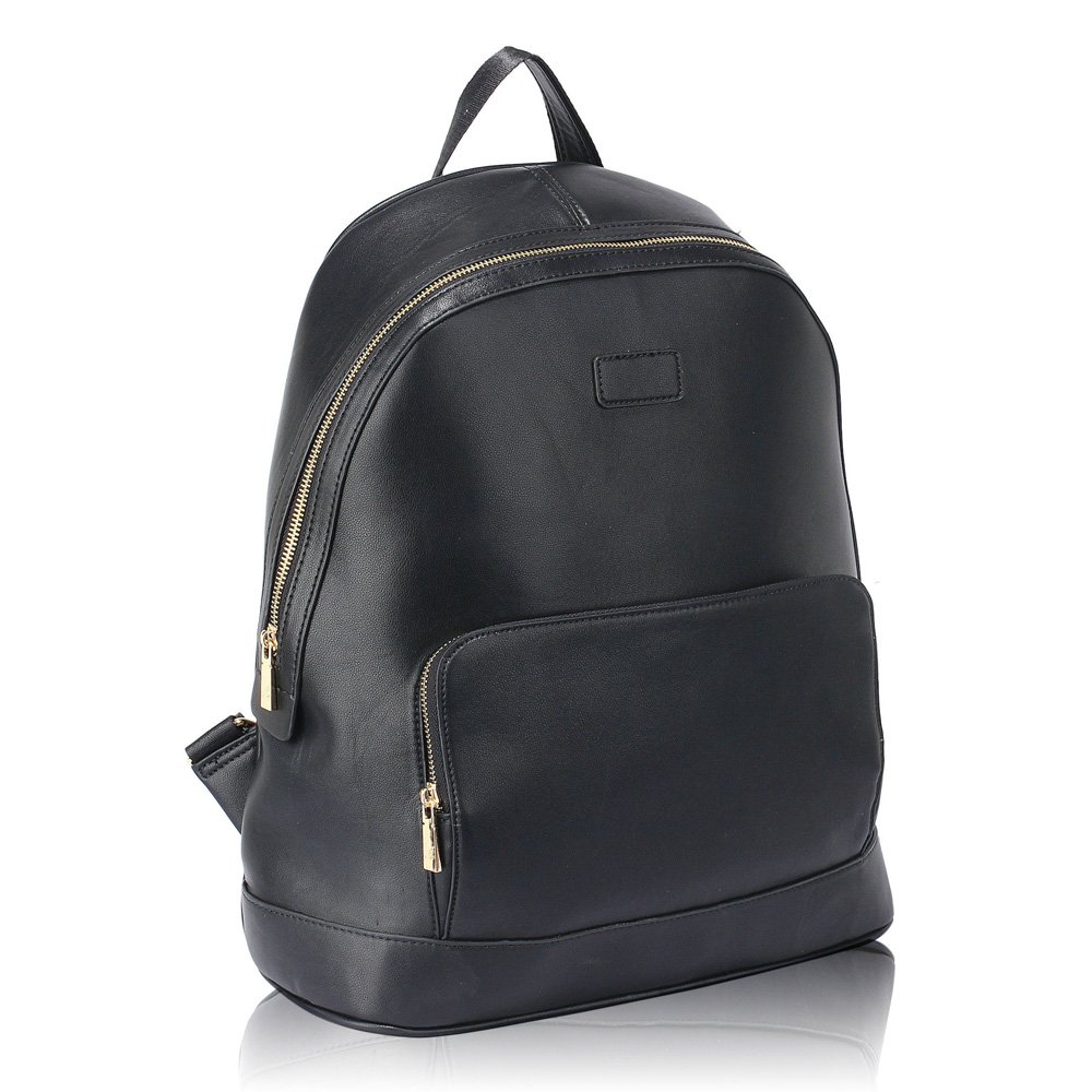 AG00525 Black Backpack School Bag