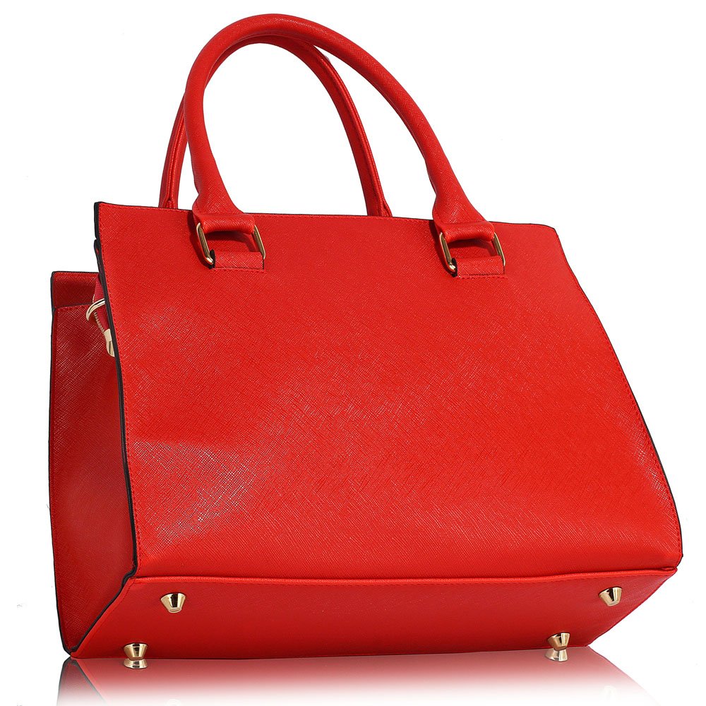 LS00374C - Red Grab Bag With Bow Charm