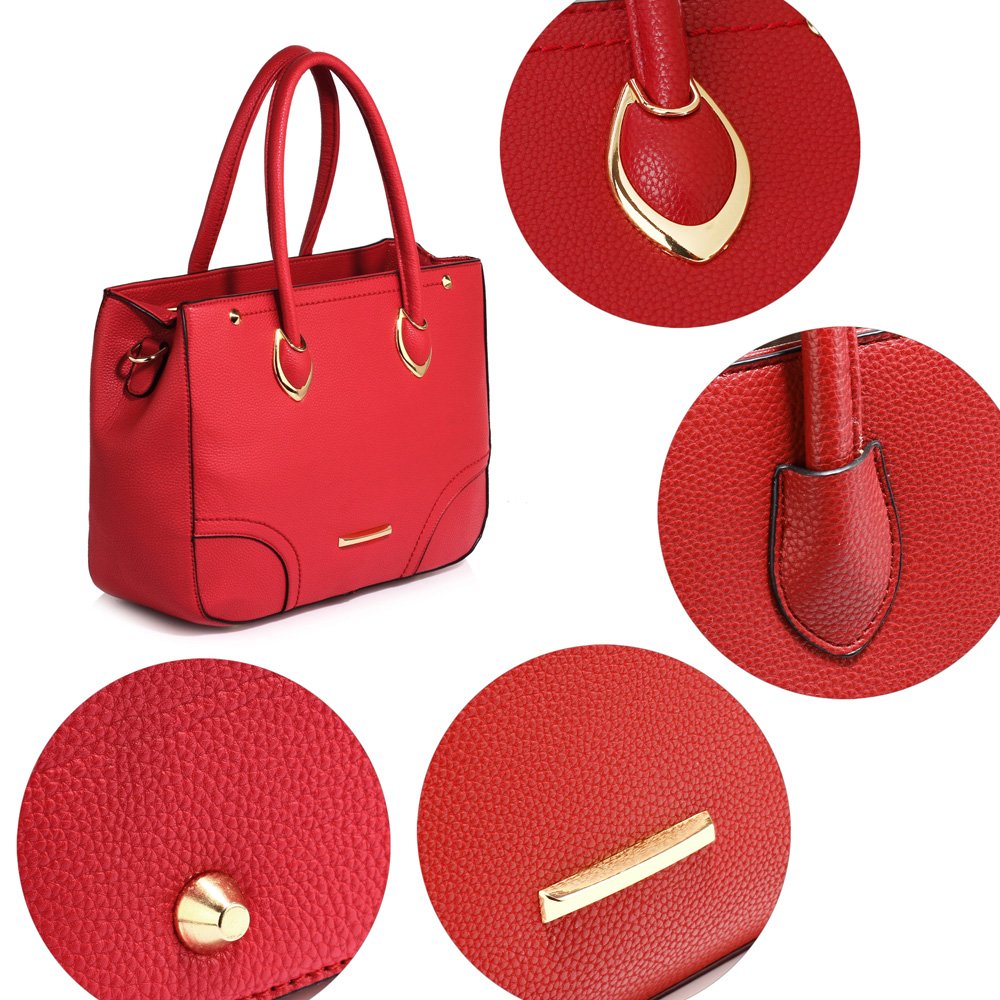 AG00515 Burgundy Women's Tote Shoulder Bag