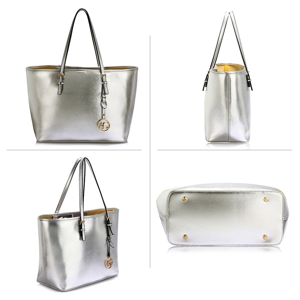 next silver handbag
