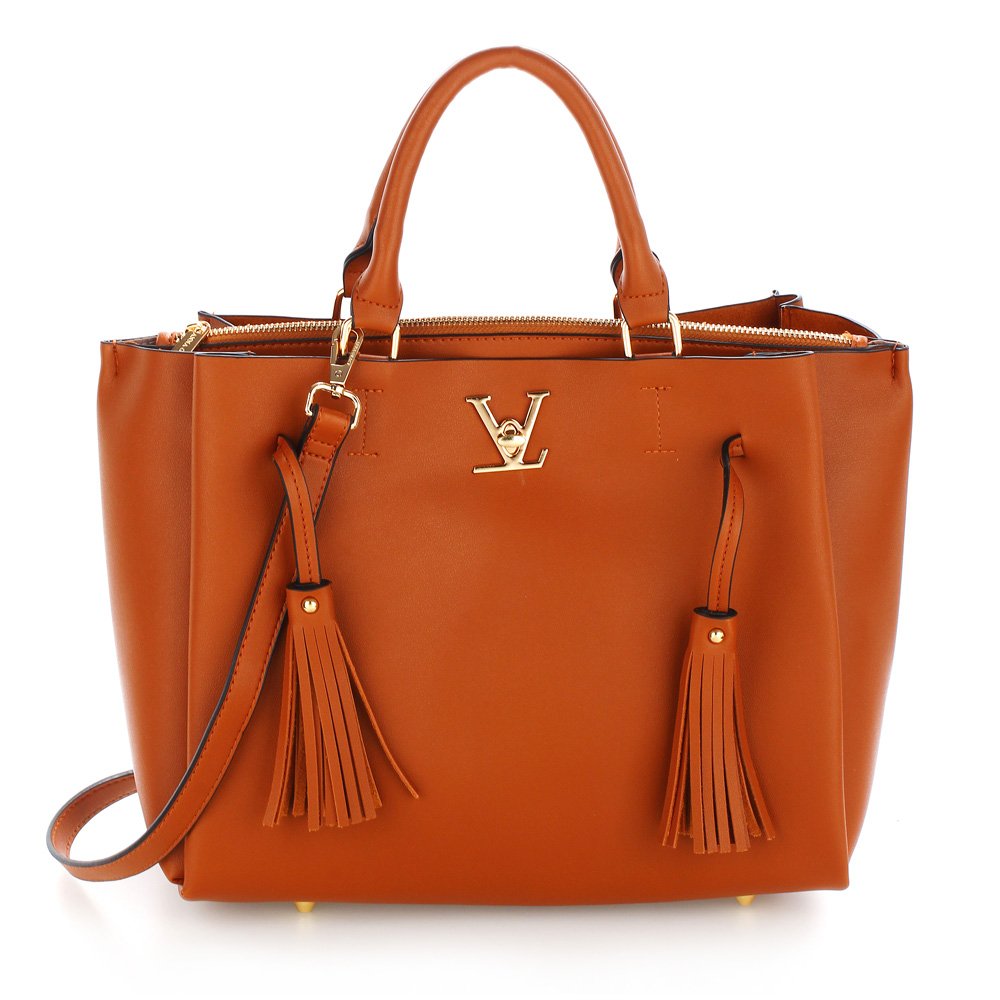 AG00551 Brown Women's Tassel Shoulder Handbag