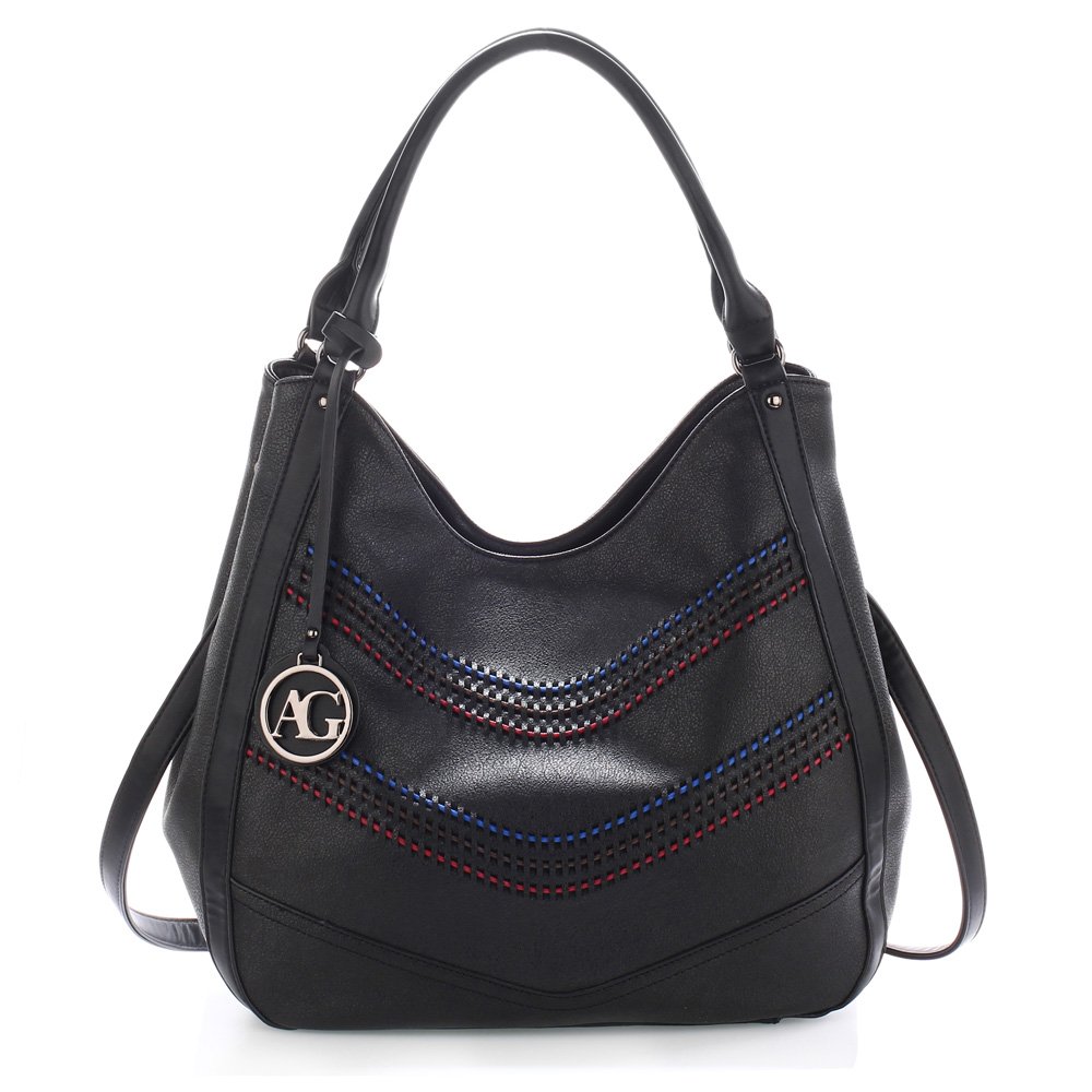 AG00554 Black Women's Hobo Shoulder Bag