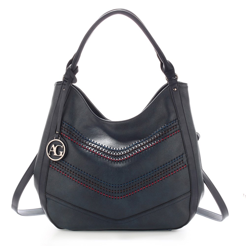 large navy purse