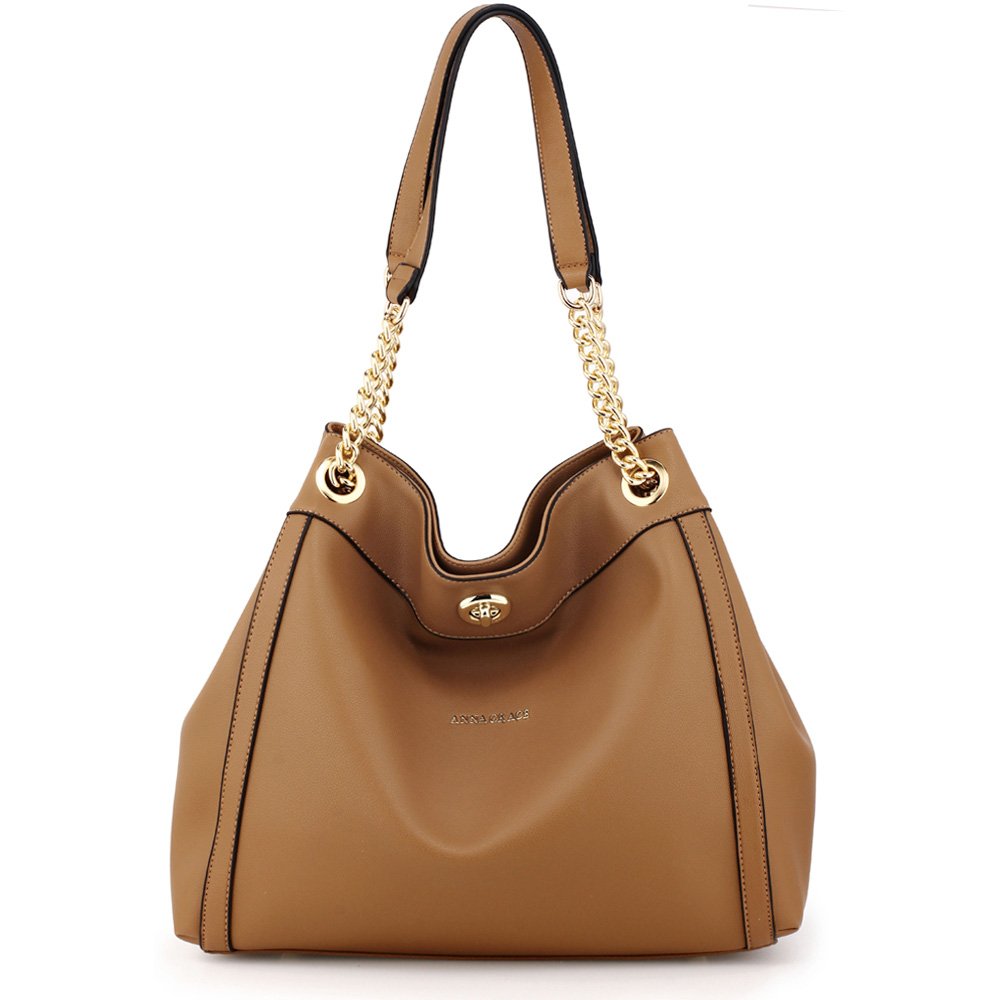 AG00561 Tan Women's Hobo Shoulder Bag
