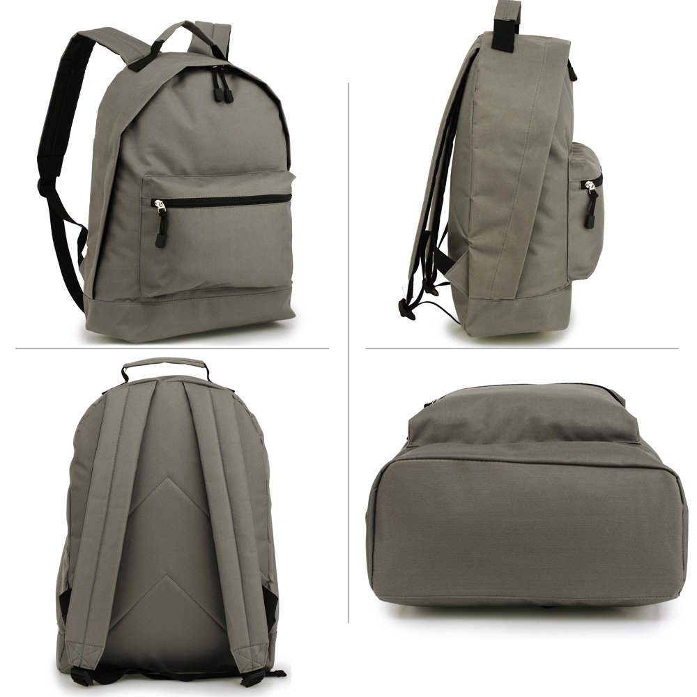 AG00585 Grey Backpack School Bag