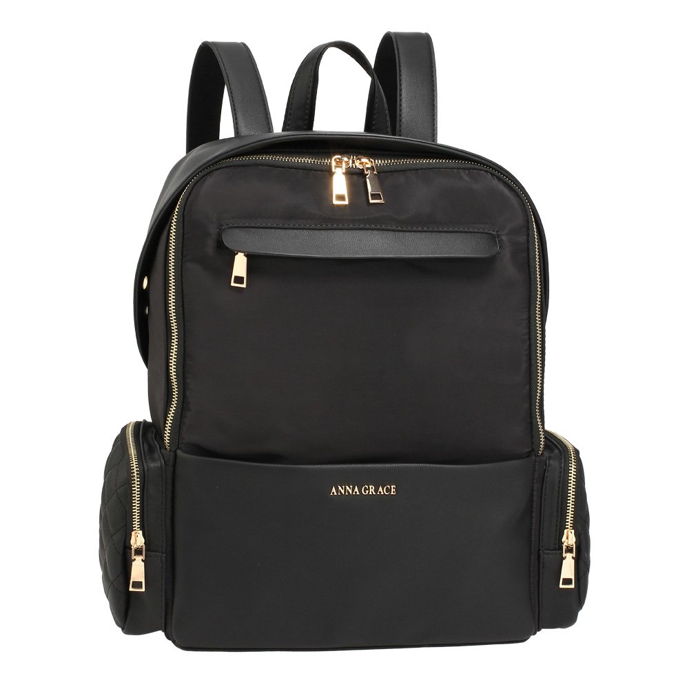 Wholesale Black Backpack Rucksack School Bag AG00572