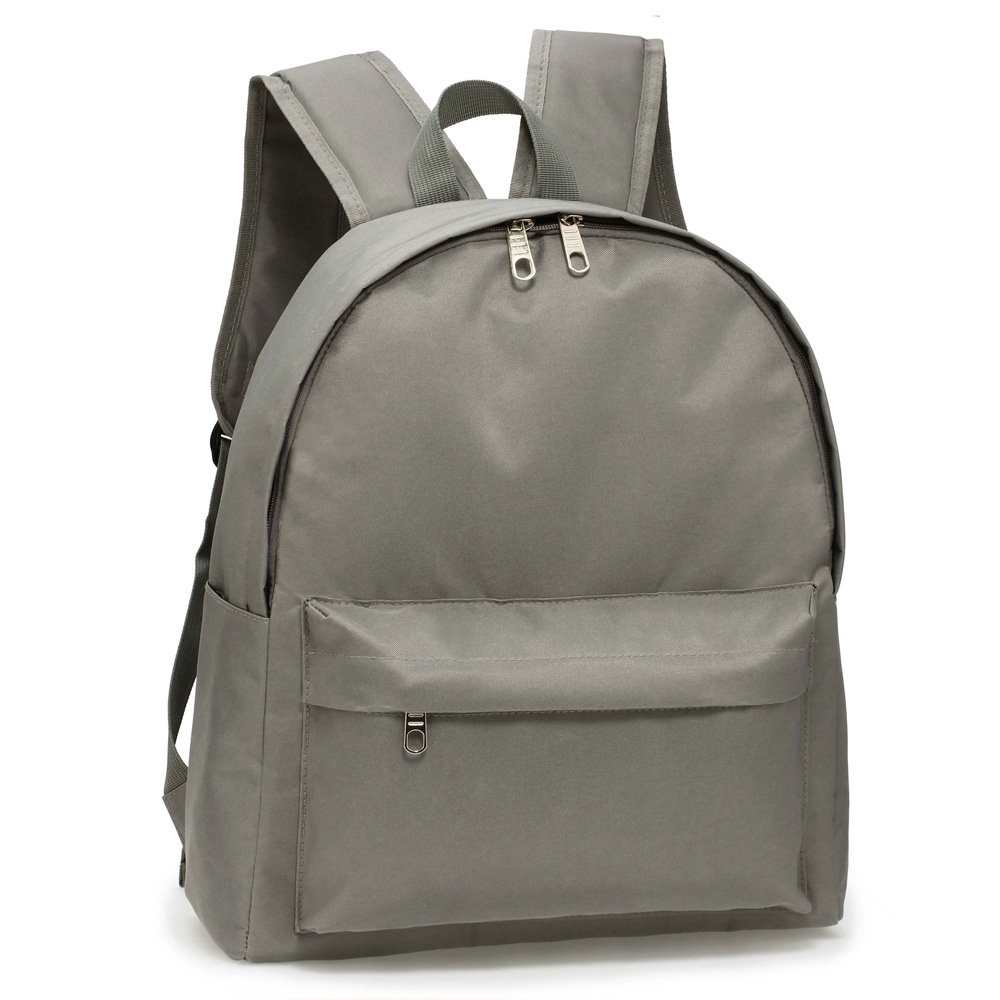 Wholesale Grey Unisex Backpack School Bag AG00584