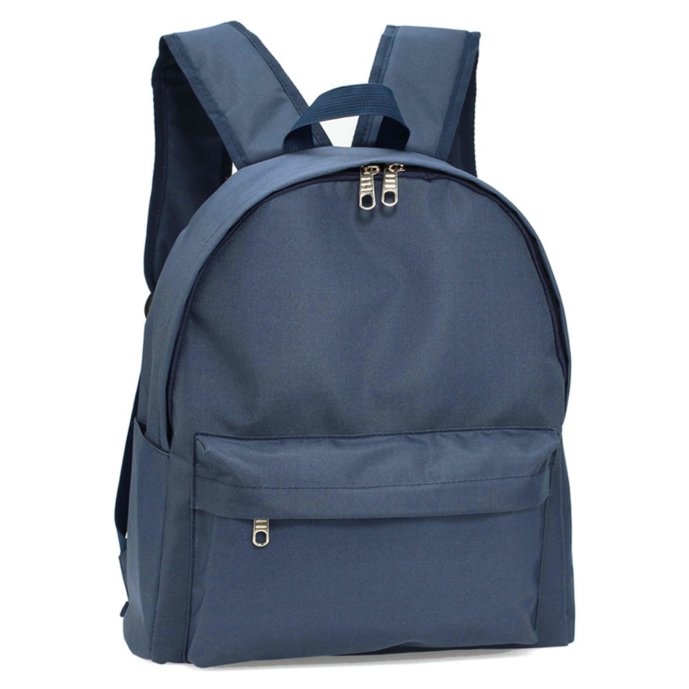Wholesale Navy Unisex Backpack School Bag AG00584