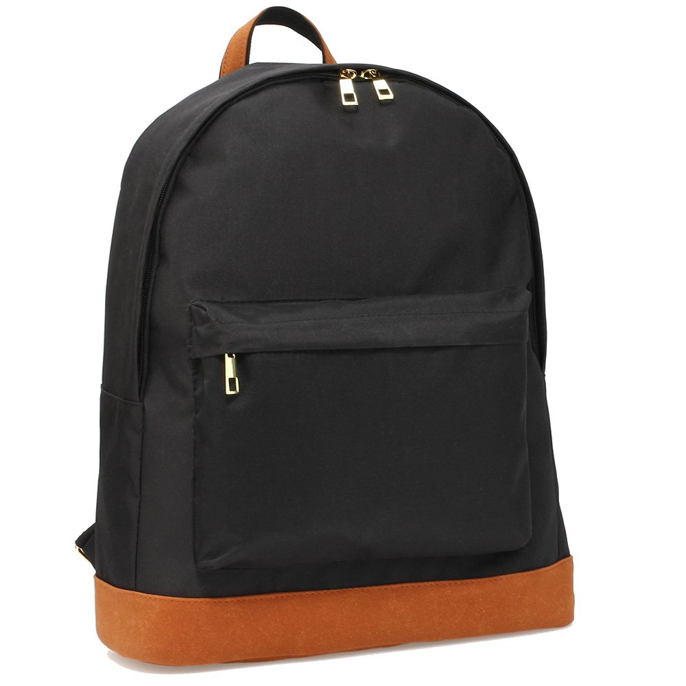 sturdy black backpack