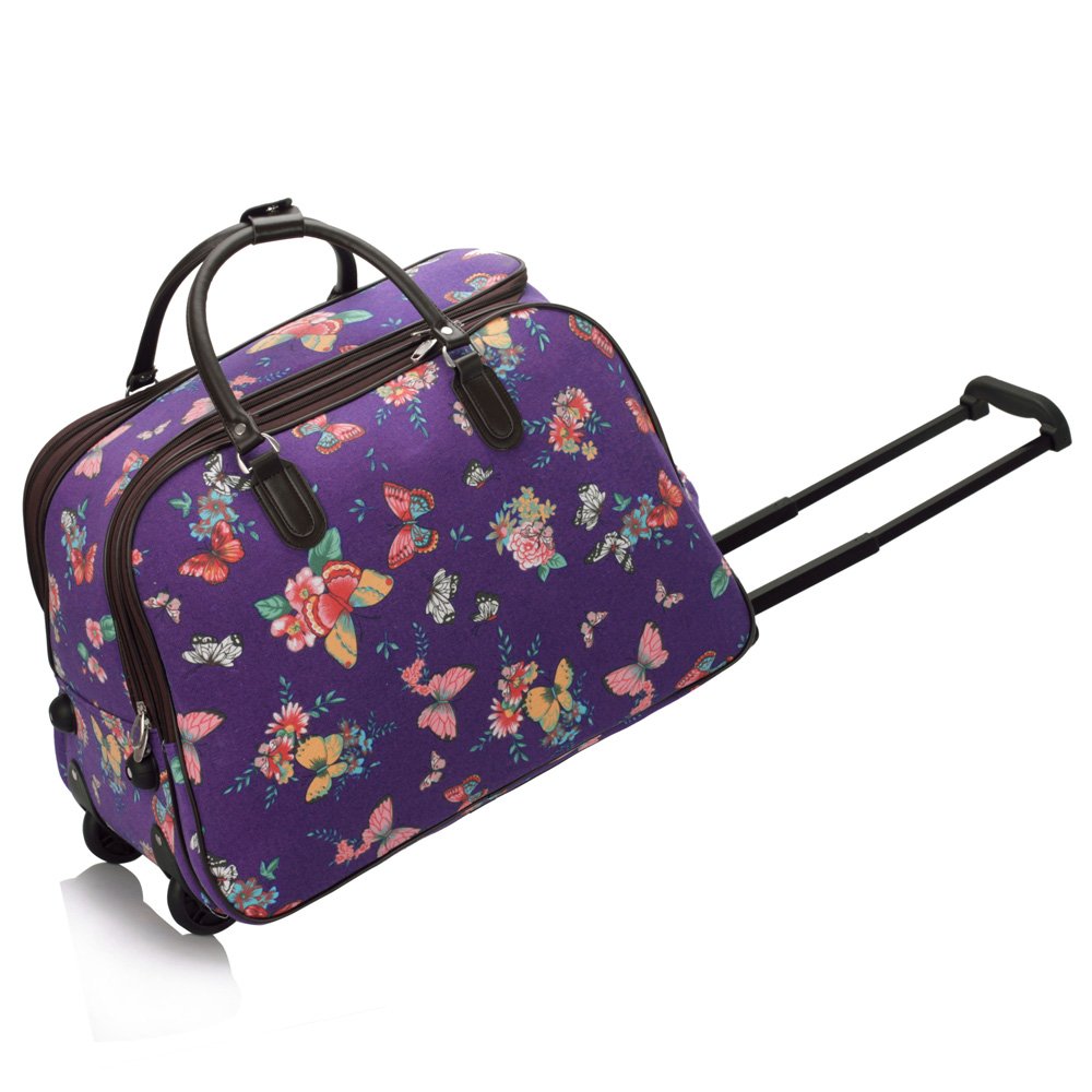 purple holdall