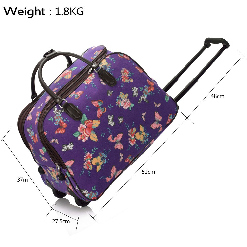 purple holdall
