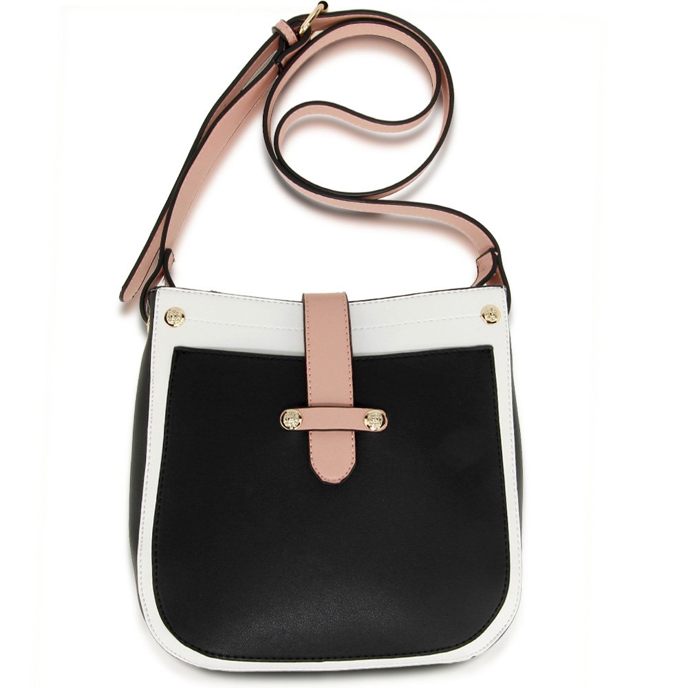 Wholesale White / Black / Pink Cross Body Bag School Messenger Shoulder