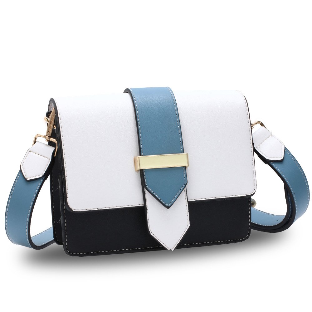blue white bag