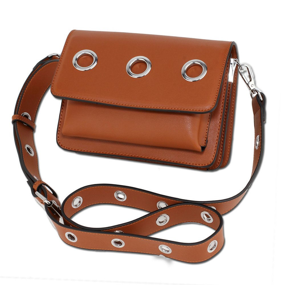 Wholesale Brown Cross Body Bag School Messenger Shoulder Bag AG00714