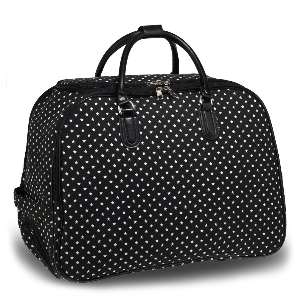 Wholesale Black Travel Holdall Trolley Luggage With Wheels - CABIN ...