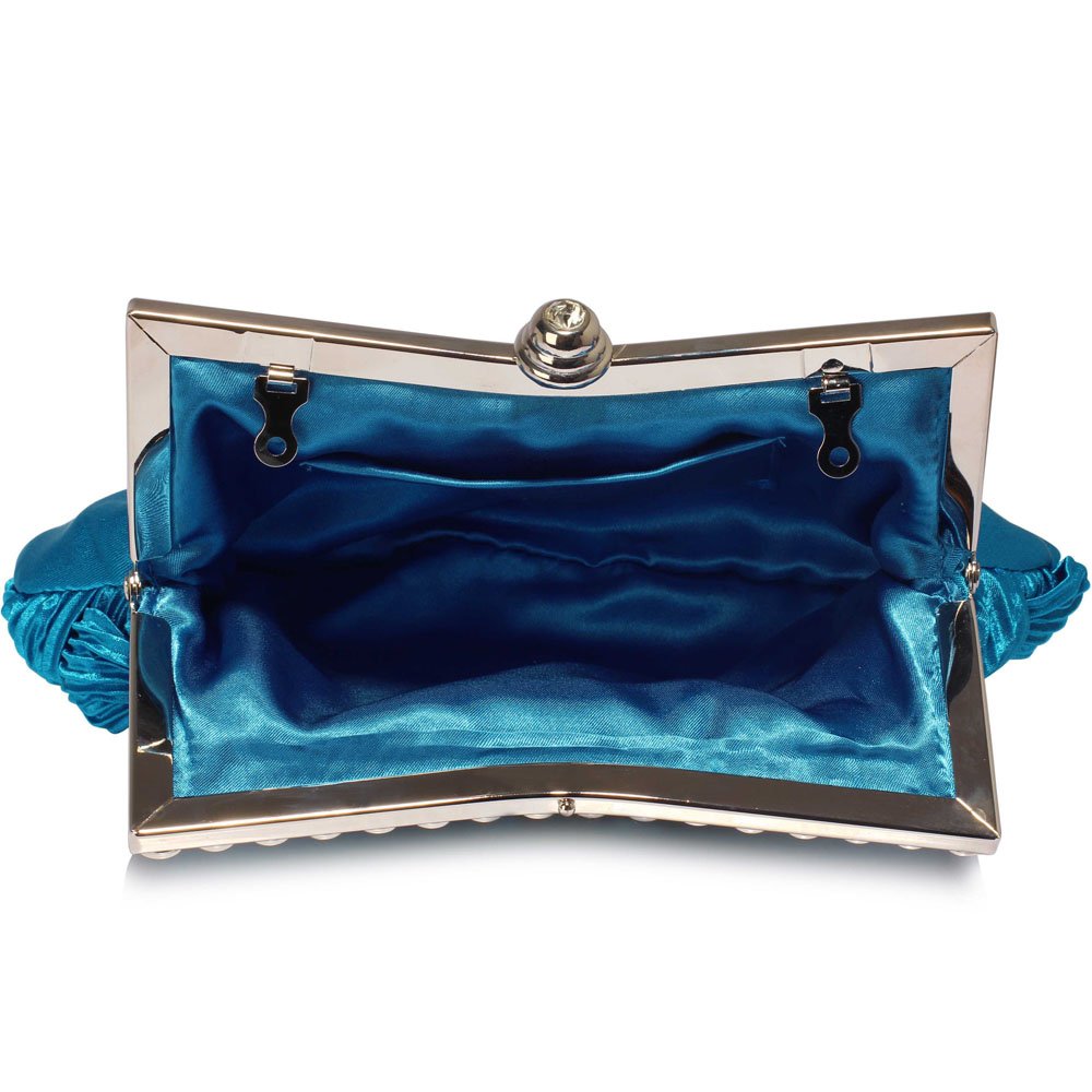 Royal blue evening bag