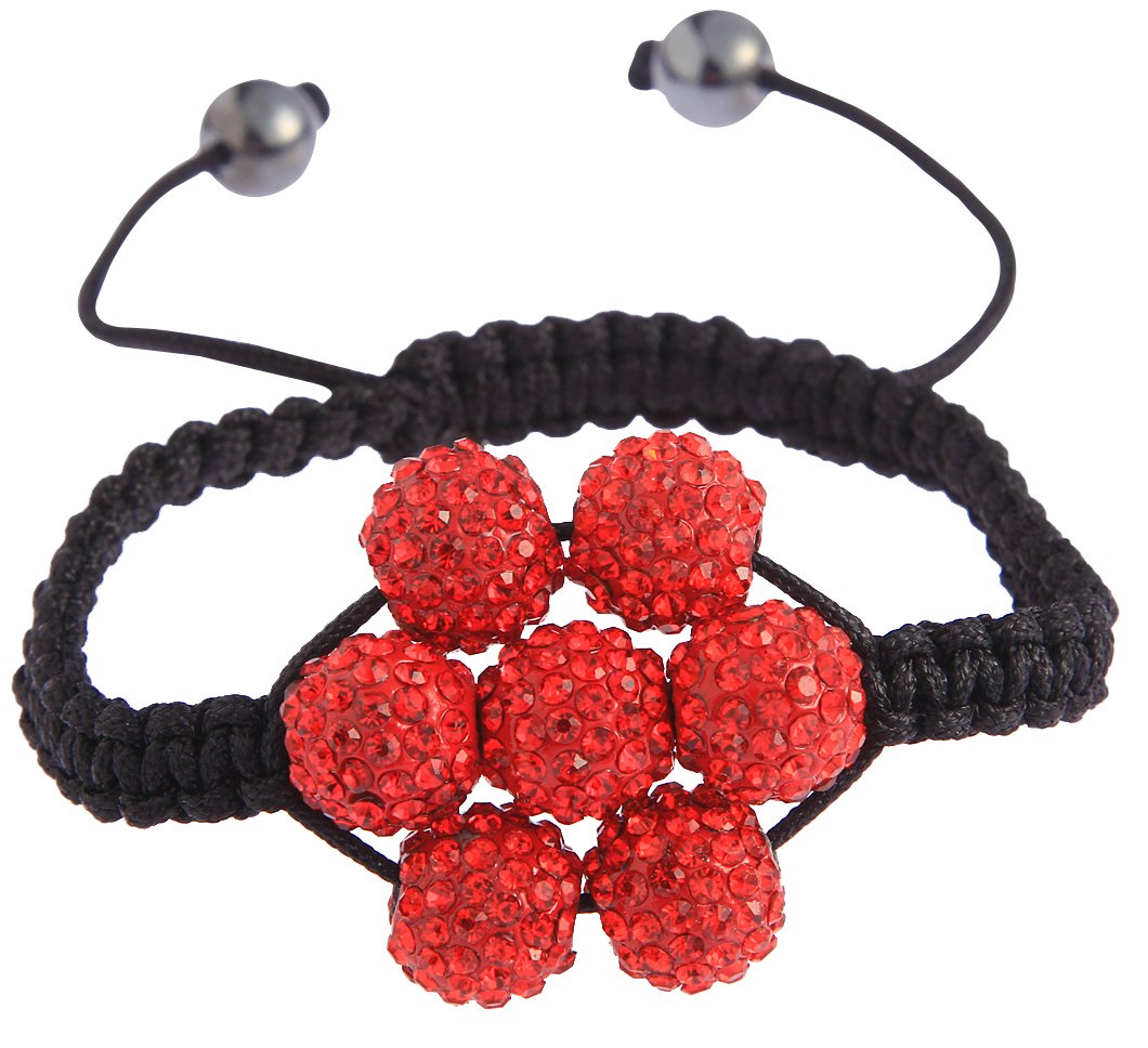 Red shamballa bracelet hotsell