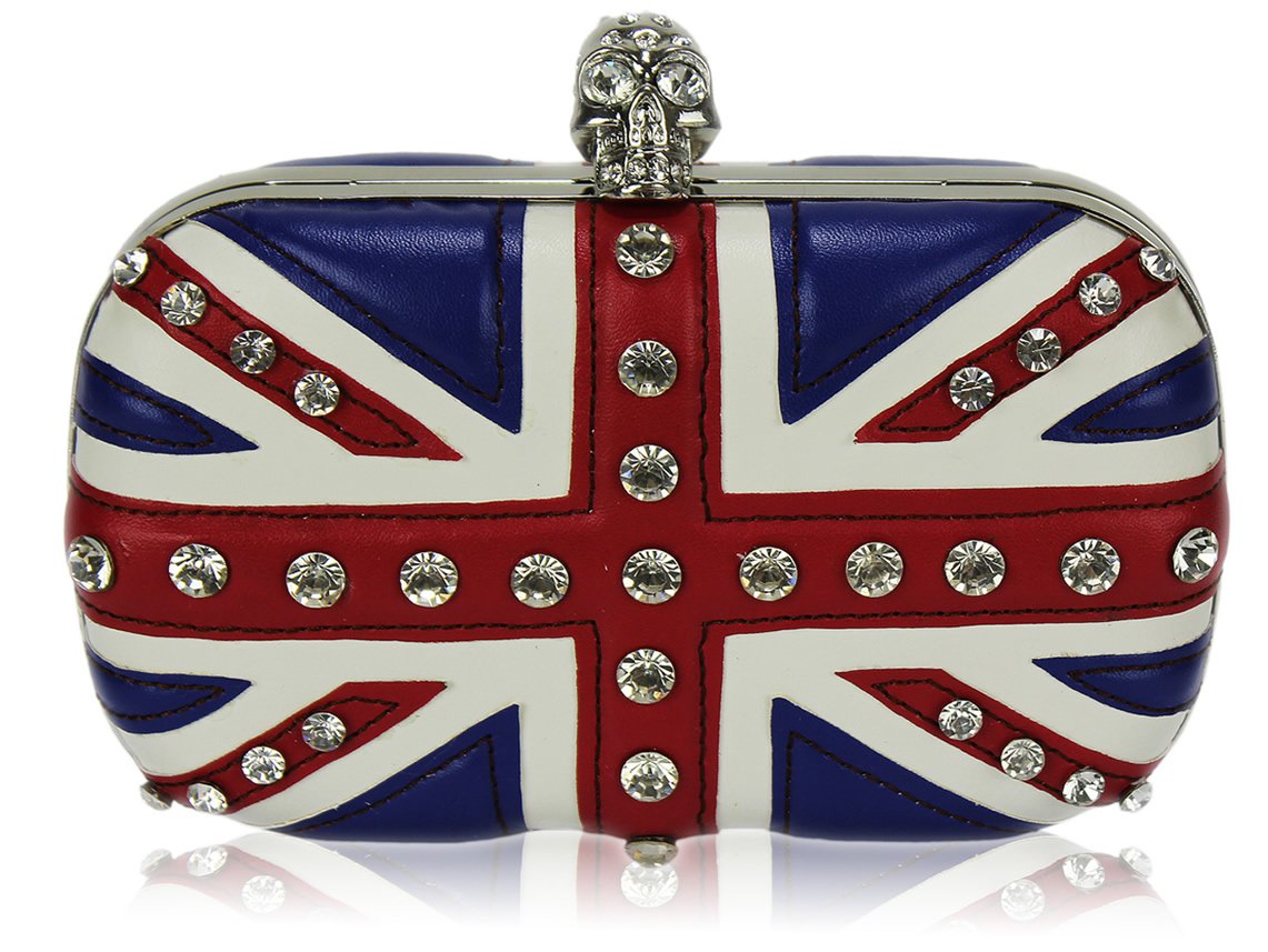 Union jack clutch bag hotsell