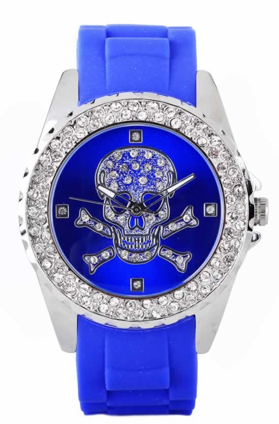 wholesale watches Wholesale & B2B Blue Womens Skull 
