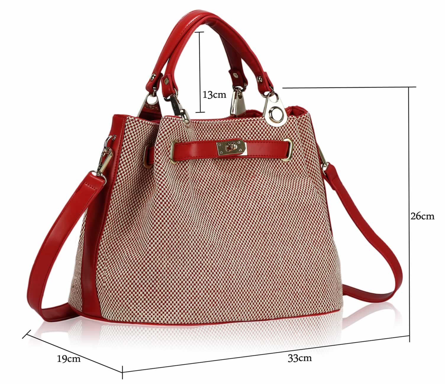 Wholesale Red Tote Bag With Long Strap