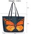 LS00462A  - Wholesale & B2B Navy Colorful Dragonflies Print Tote Shoulder Bag Supplier & Manufacturer