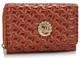 LSP1067 - Marsala Purse/Wallet with Crown Decoration