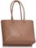 LS00487 - Wholesale & B2B Nude Front-pocket Tote Shoulder Bag Supplier & Manufacturer
