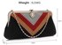 LSE00320 - Multi A Beaded Crystal Clutch Bag