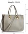 LS00394A - Grey Grab Tote Handbag