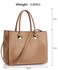 LS00394A - Wholesale & B2B Nude Grab Tote Handbag Supplier & Manufacturer