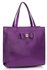 LS00383A - Purple Bow Decoration Shoulder Bag