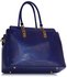 LS00418A - Wholesale & B2B Navy Women's Tote Bag With Polished Hardware Supplier & Manufacturer