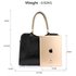 AG00395A  - Black Grab Shoulder Handbag