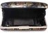 LSE00332 - Black Satin Clutch Evening Bag