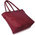 LS00507 - Burgundy Decorative Bow Tie Tote Shoulder Bag