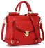 LS00237B - Red Twist Lock Flap Grab Tote