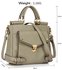 LS00237B - Wholesale & B2B Grey Twist Lock Flap Grab Tote Supplier & Manufacturer