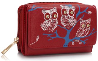LSP1045 - Red Owl Design Purse/Wallet