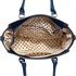 LS00255B - Navy /White Grab Tote Handbag