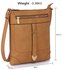 LS00481 - Nude Buckle Detail Crossbody Bag