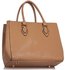 LS00511 - Wholesale & B2B Nude Metal Detail Grab Tote Handbag Supplier & Manufacturer