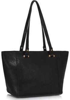 LS00497 - Black Grab Shoulder Handbag