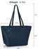 LS00497 - Navy Grab Shoulder Handbag