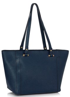 LS00497 - Navy Grab Shoulder Handbag
