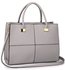 LS00153XL - Large Grey Fashion Tote Handbag