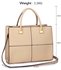 LS00153XL - Wholesale & B2B Large Nude Fashion Tote Handbag Supplier & Manufacturer