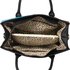 LS00153XL - Large Black / Teal Fashion Tote Handbag