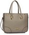 LS00515 - Grey Grab Shoulder Handbag