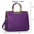 LS00294A - Purple Metal Frame Grab Tote
